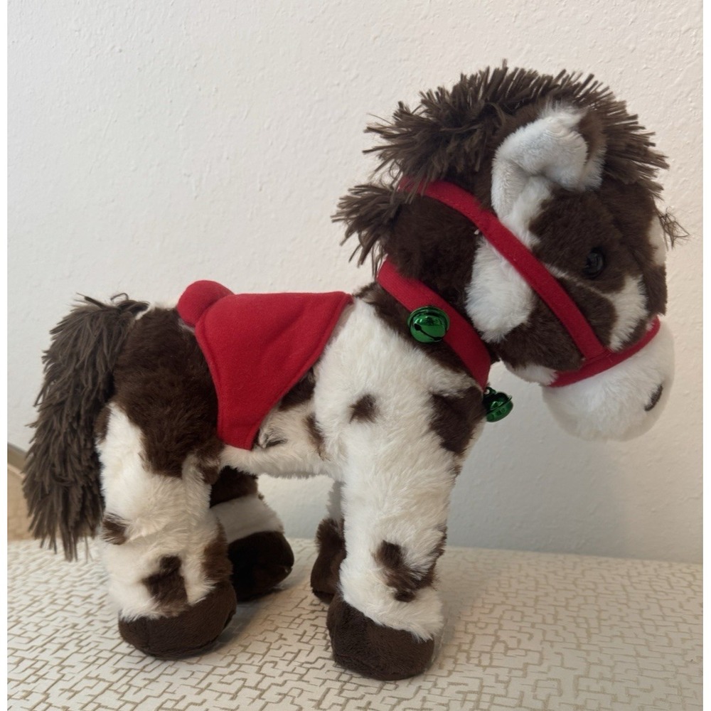 Dan Dee Hobby Lobby Spotted Christmas Animated Horse Plush Moves Sounds Holiday